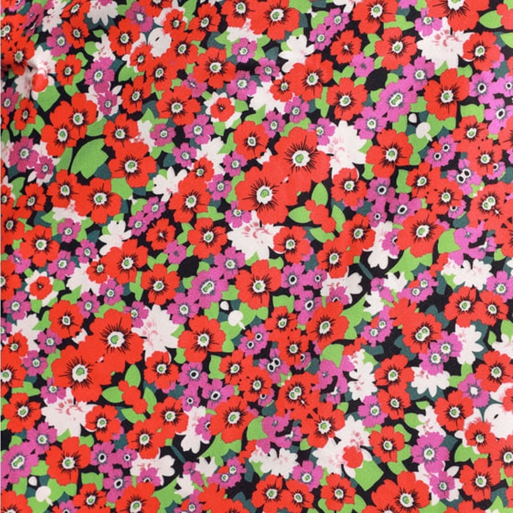 Lulu’s Zenia Coral Red Multi Floral Print Midi Skirt - Picture 5 of 12